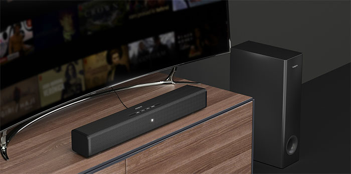 Soundbar creative shop stage